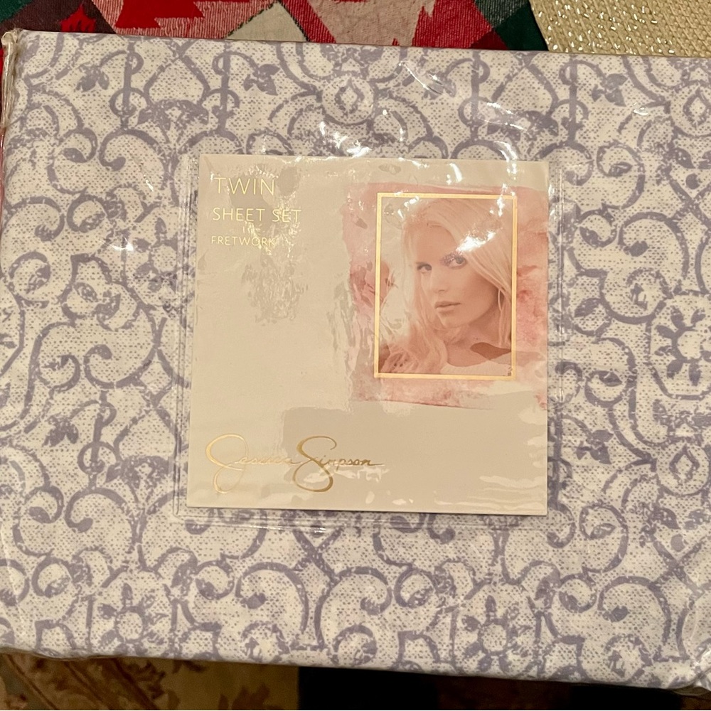 Jessica Simpson twin sheet set new